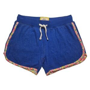 Mini Boden cotton ringer track shorts